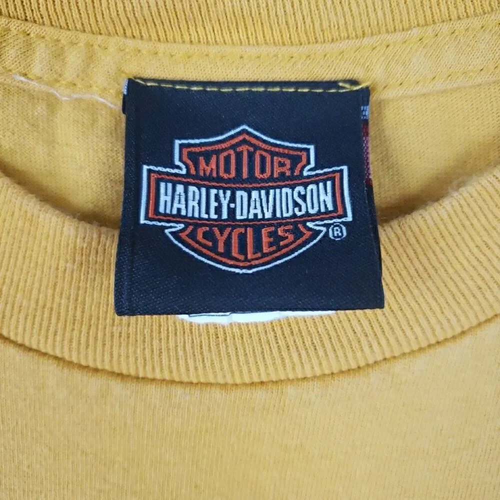 Harley Davidson T Shirt Short Sleeve Bald Eagle Valley Belmont OH Men's Sz M